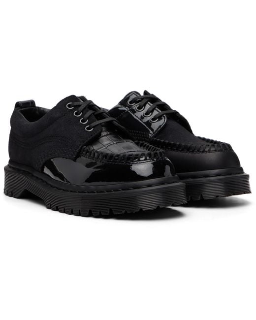 Dr. Martens Black Beams Edition Lowell Derbys for men