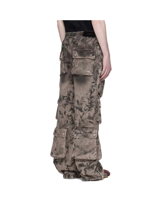 Amiri Multicolor Washed Cargo Jeans for men