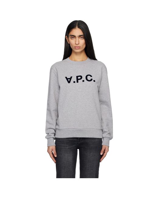 A.P.C. Black Standard Grand 'Vpc' Sweatshirt