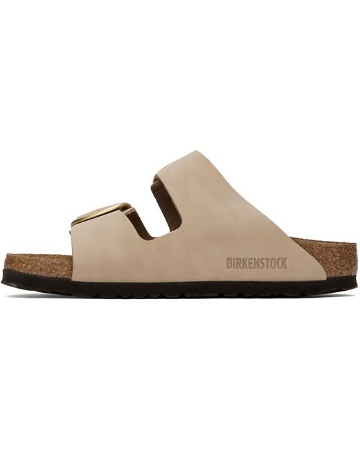 Birkenstock トープ ナロー Arizona Big Buckle サンダル Black