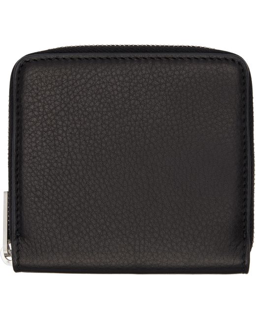 メンズ Rick Owens ブラック Porterville ジップウォレット Black