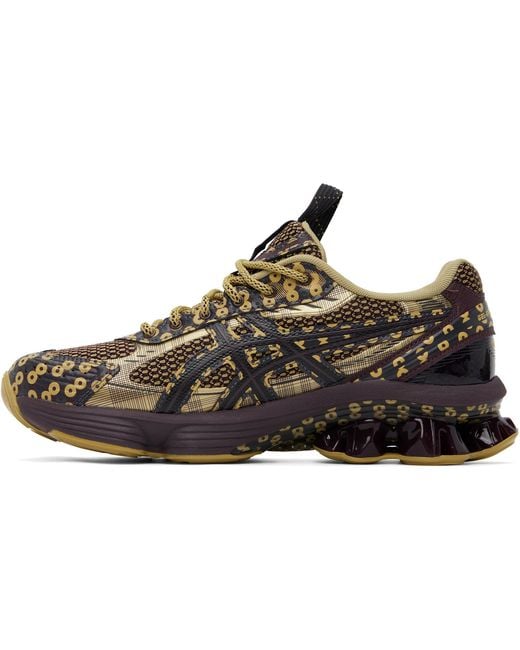 Asics Black Khaki Kiko Kostadinov Edition Us7-S Gel-Kinetic Fluent Sneakers for men