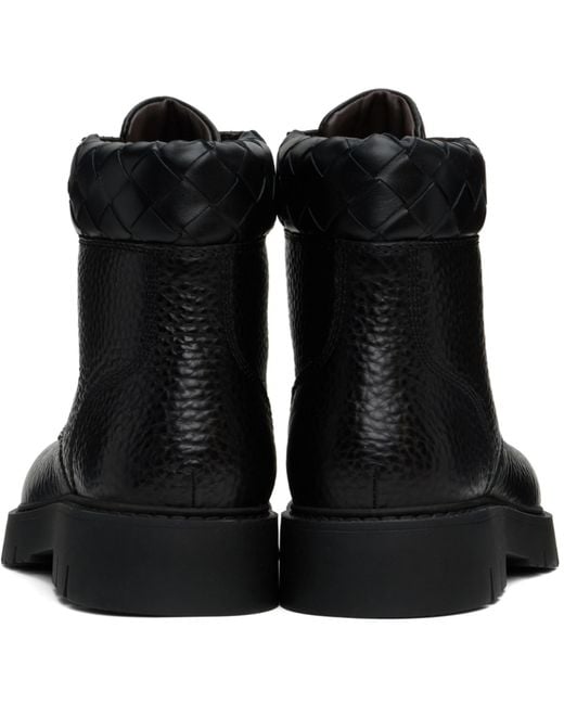 Bottega Veneta Black Haddock Boots for men