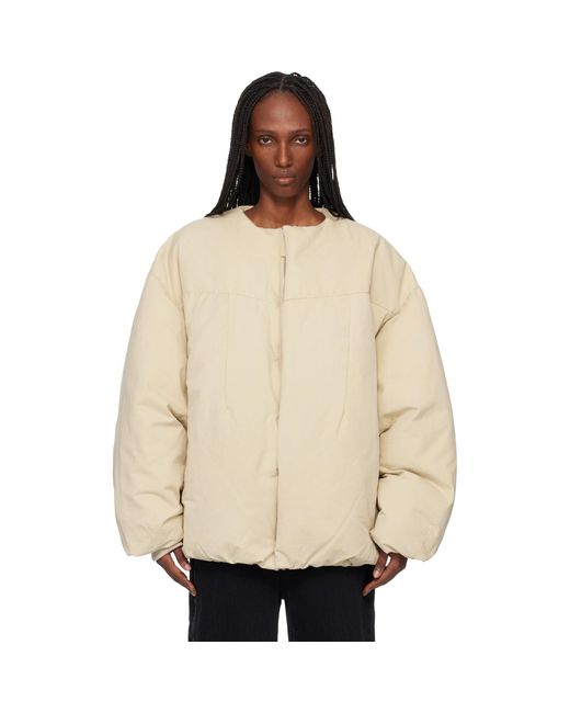 Entire studios Natural Off- Pod Puffer Down Jacket