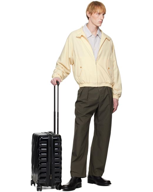 Tumi Black International Expandable 4 Wheeled Carry-On Suitcase for men