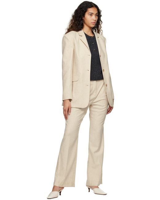 THE GARMENT Natural Taranto Trousers