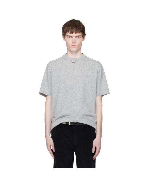 Commission Gray Reversed T-Shirt for men