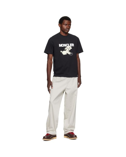 Moncler Genius Black Moncler X Frgmt Dog T-Shirt for men