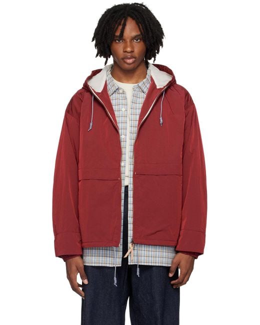 Nanamica Zip-up Parka in Red for Men | Lyst Nanamica Zip-up Parka in Red for Men | Lyst