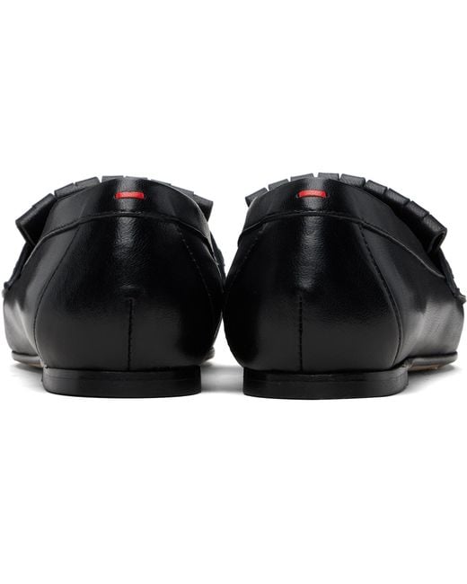Aeyde Black Belen Tassel Loafers