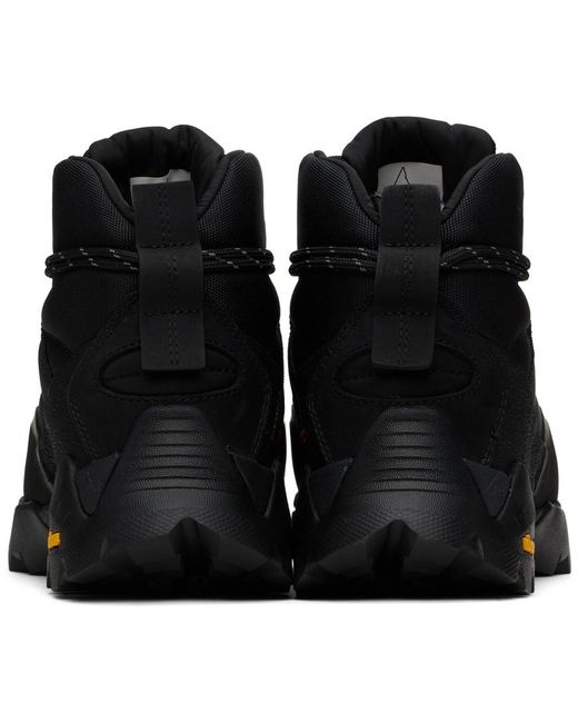 Roa Black Andreas Strap Boots for men