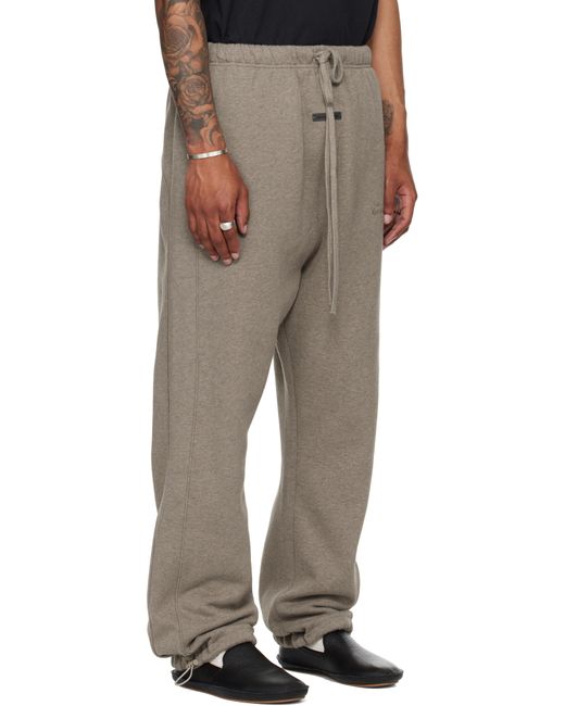 Fear Of God Natural Relaxed Fleece Piping Sweatpants for men