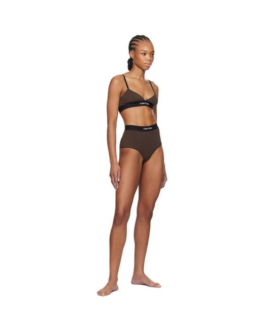 Tom Ford Black Modal Signature Bra