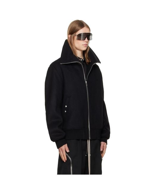 Rick Owens Black Tower Dracuflight Jacket for men
