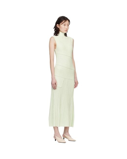 Proenza Schouler Green Federica Midi Dress