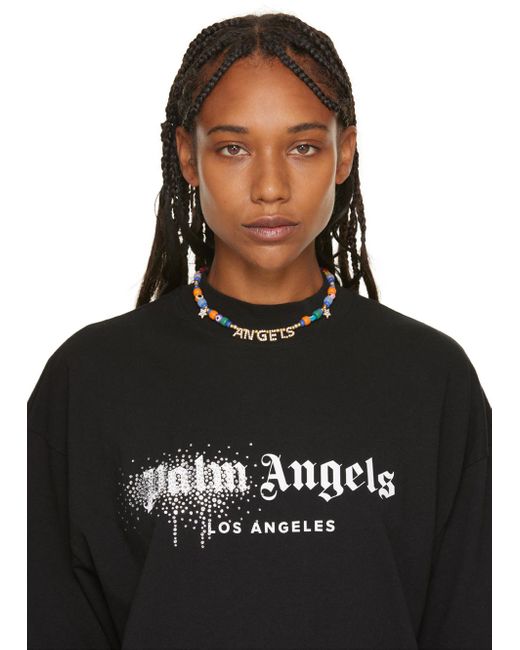 Palm Angels Red 'angels' Necklace