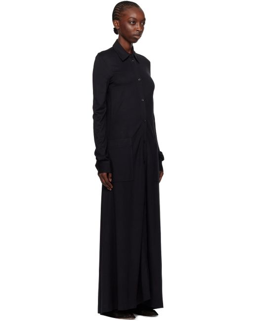Totême  Black Flowing Maxi Dress