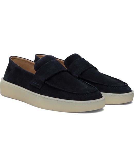 Boss Black Suede Loafers for men