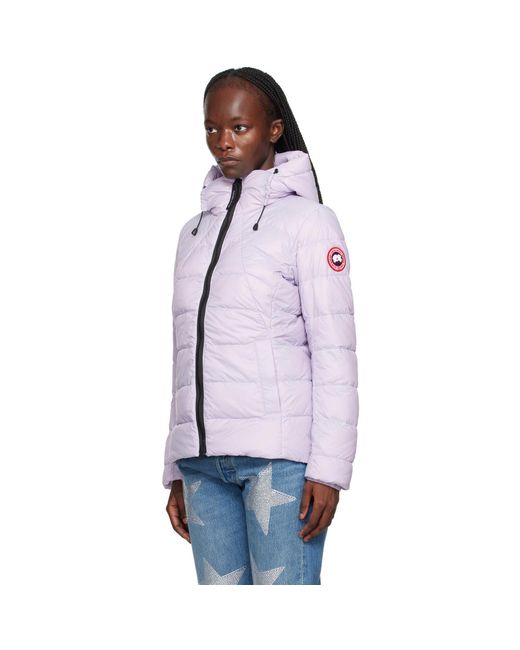 Canada Goose Purple Abbott Down Jacket