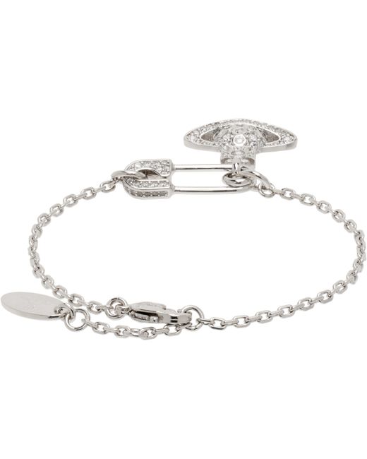 Vivienne Westwood シルバー Lucrece ブレスレット White