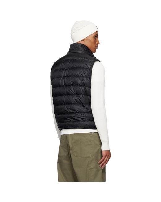 Moncler Black Rocoque Down Vest for men