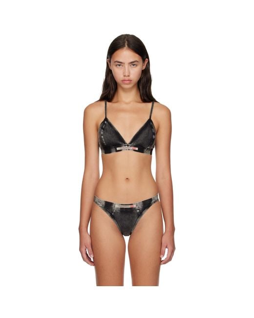 DIESEL Black Triangle Bra