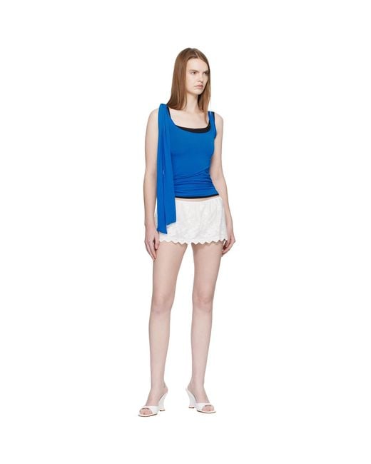 Fruity Booty Blue Uva Layer Tank Top Set