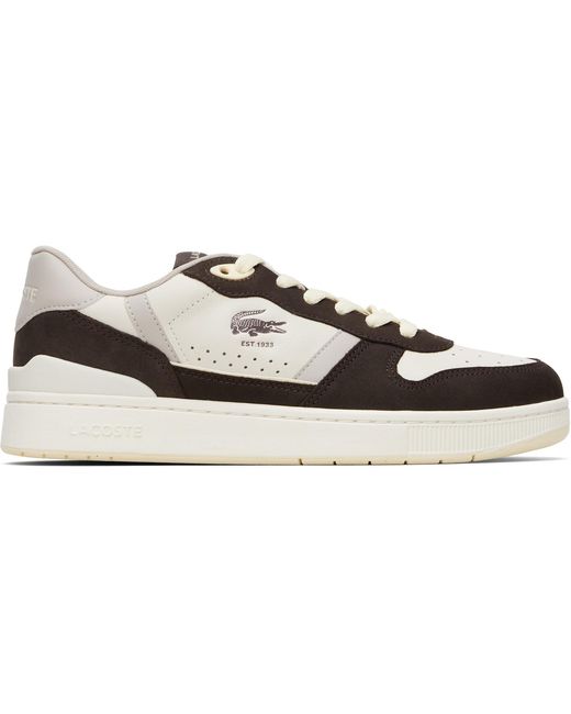 Lacoste Black T-Clip Set Leather Sneakers for men