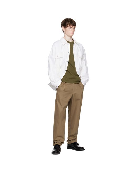 A.P.C. White Off- Elvis Denim Jacket for men