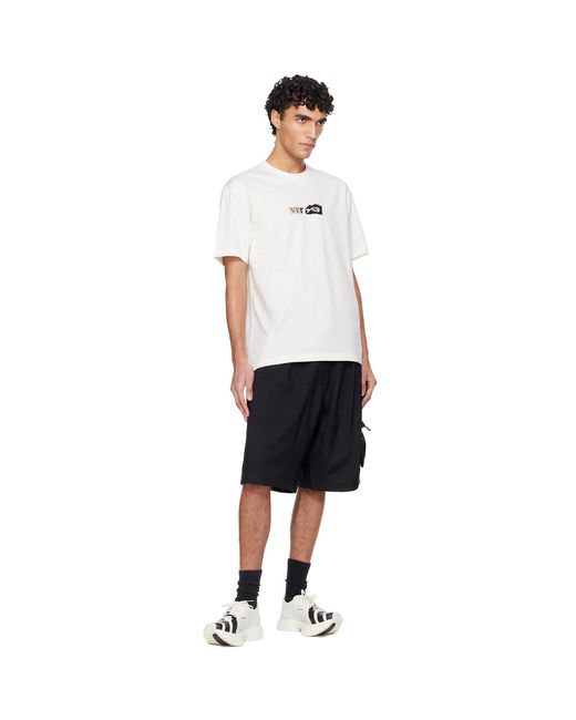 Y-3 Black Sport Uniform Cargo Shorts for men
