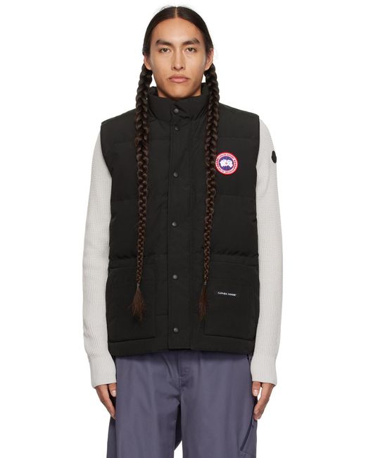 Veste freestyle noire rembourrée en duvet Canada Goose pour homme en coloris Black