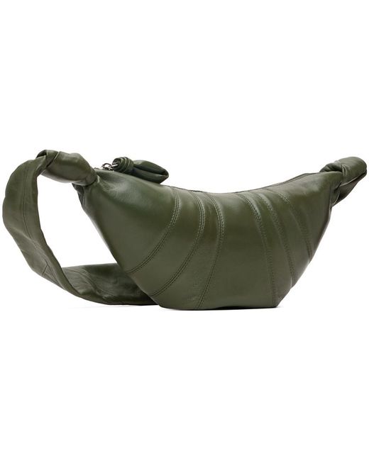 Lemaire Green Small Croissant Bag for men