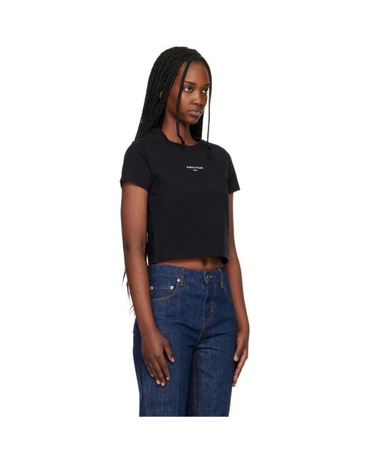 Maison Kitsuné Black Paris' Baby T-Shirt