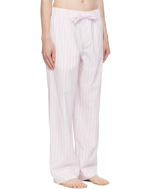 Tekla Pink Poplin Pyjama Pants for men