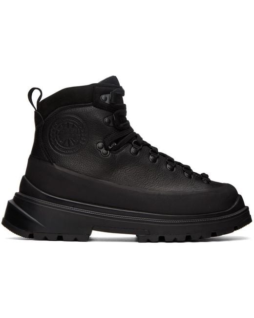 Canada Goose Black Journey Lace-up Boots for men