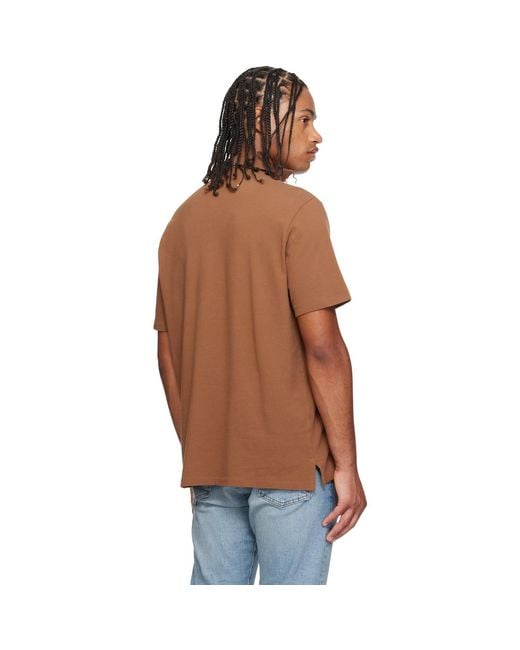 Polo Ralph Lauren Brown Classic Fit Polo Bear Mesh Polo for men