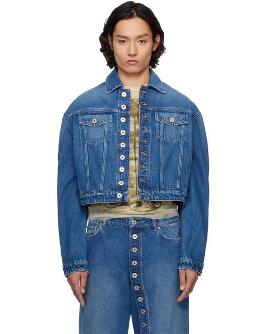 メンズ Jean Paul Gaultier ブルー 'The Buttoned' デニムジャケット Blue
