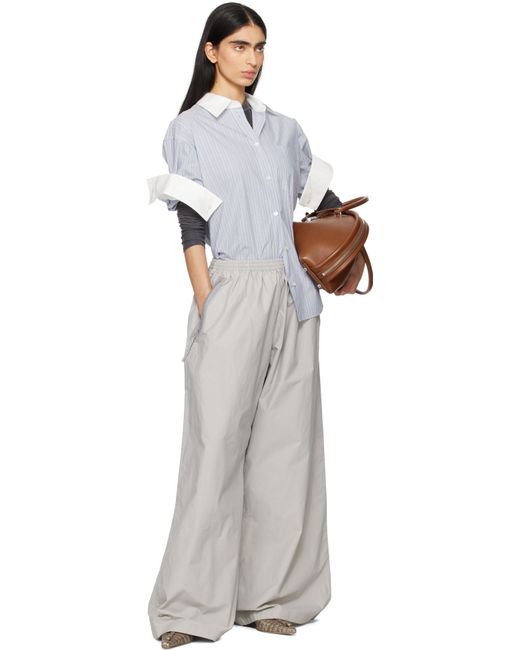 Acne グレー リラックスフィット ラウンジパンツ White