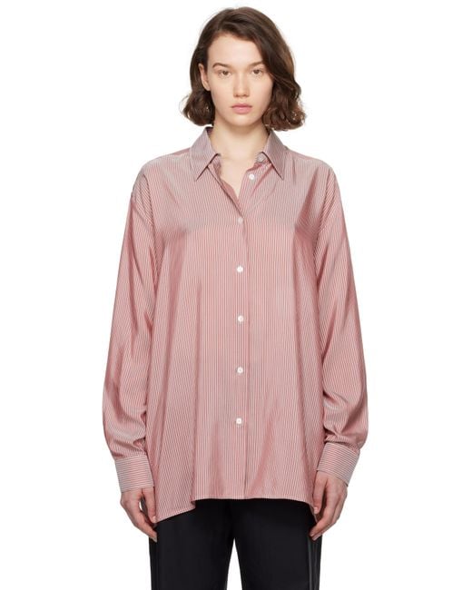The Row Pink Tansy Shirt