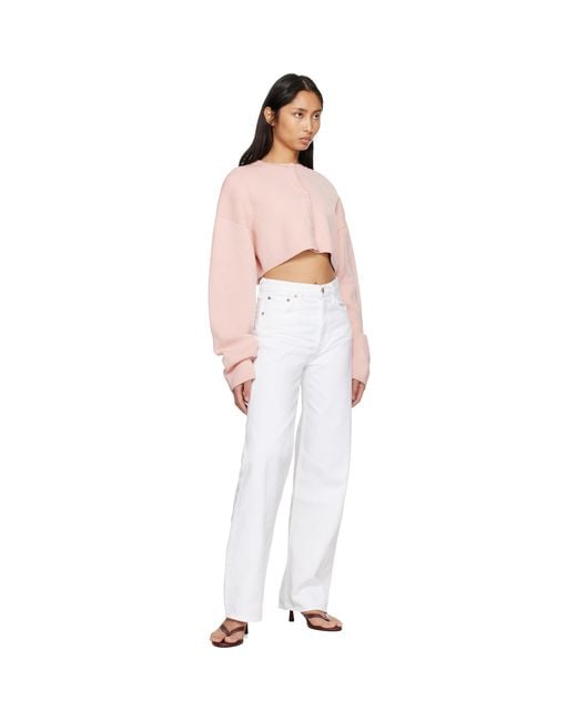 Agolde White Ren Jeans