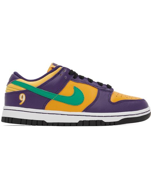yellow and purple nike shoes