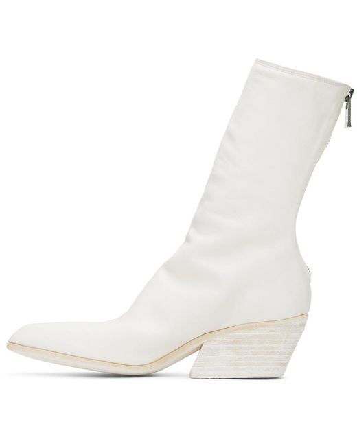 Guidi White Tx08 Boots