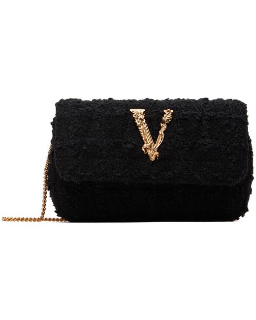 Versace Black Mini Logo Bag