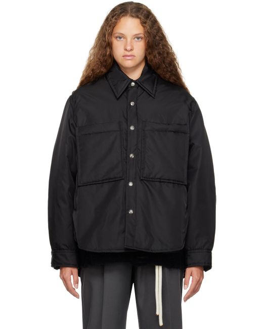 Song For The Mute Black Cocoon Jacket