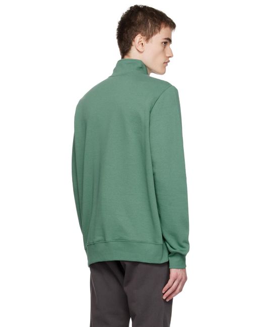 PS by Paul Smith Green Half-zip Sweatshirt for men