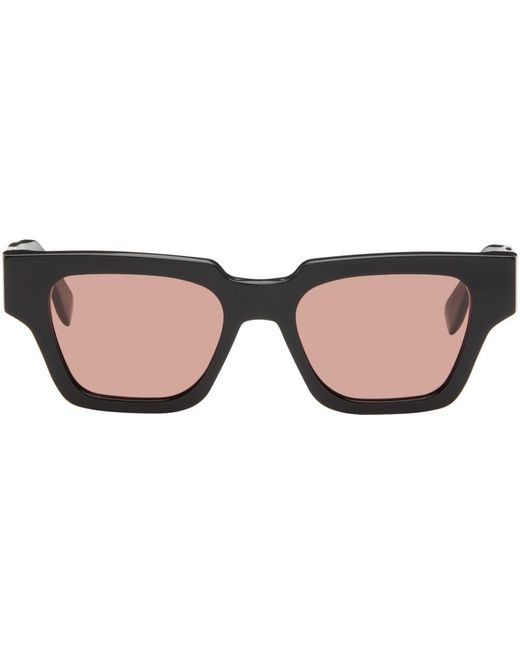 Black frame red lens sunglasses best sale