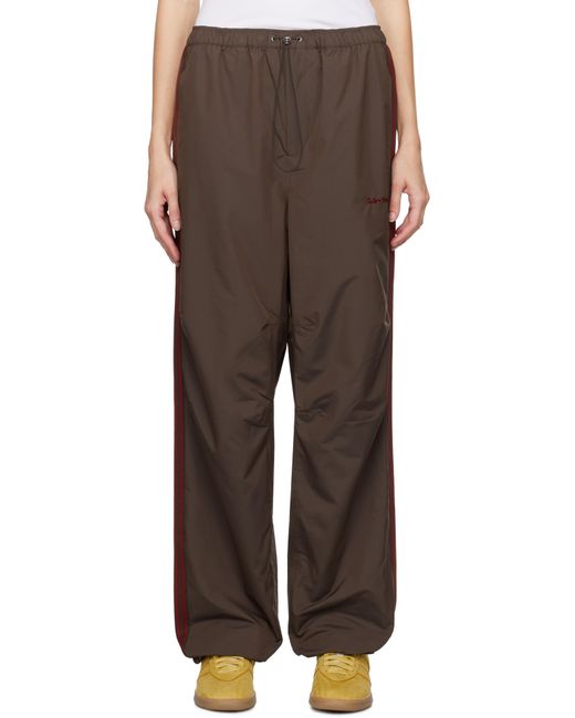 Wales Bonner Adidas Originalsエディション ブラウン タフタ トラックパンツ Brown
