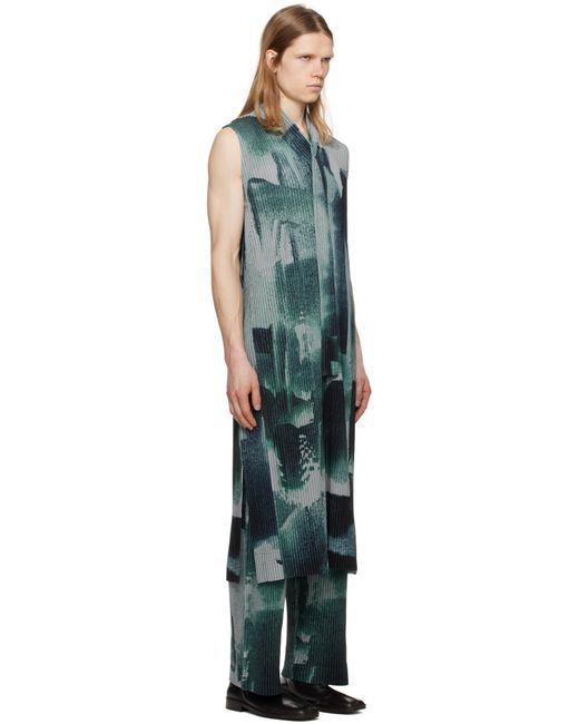 Homme Plissé Issey Miyake Black Wind Walk Vest for men