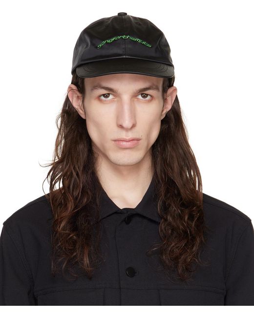 Song For The Mute Black Embroide Cap for men