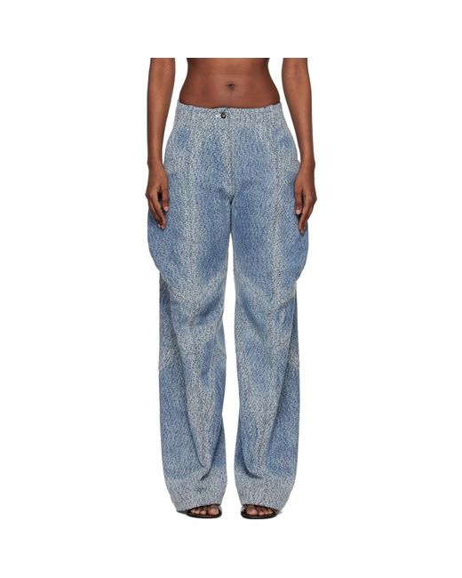 Kiko Kostadinov Blue Centennial Jeans